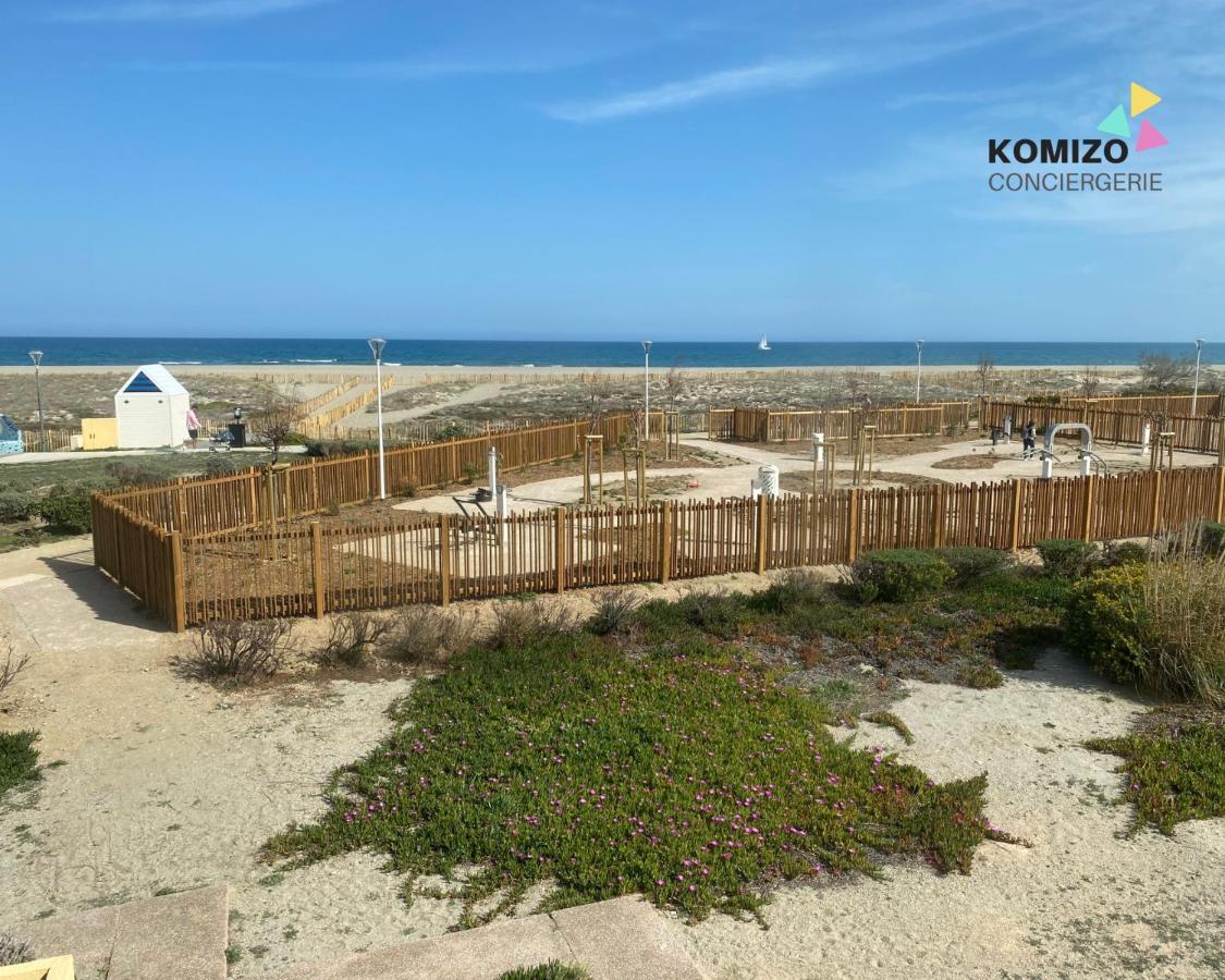 « L'Ecume » Terrasse Rez-De-Chaussee/Front De Mer Leucate Exterior photo